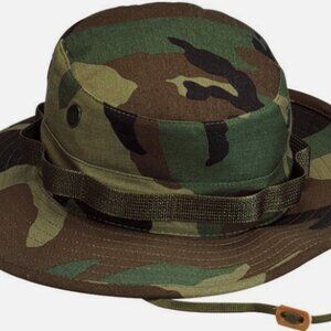 MIL-SPEC MILITARY BDU WOODLAND JUNGLE TYPE II BOONIE CAMOUFLAGE HAT